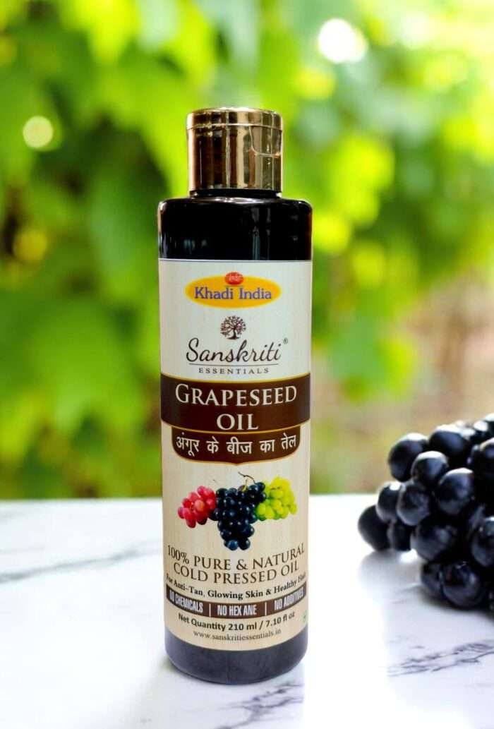 grapeseed oil natural cold pressed carrier oil